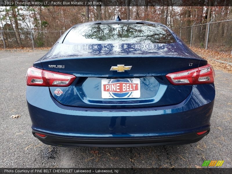 Pacific Blue Metallic / Jet Black 2019 Chevrolet Malibu LT