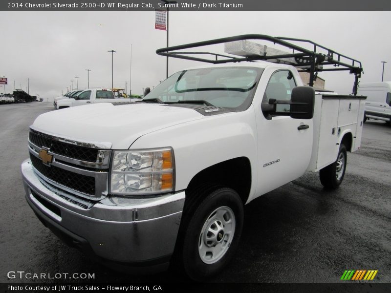 Summit White / Dark Titanium 2014 Chevrolet Silverado 2500HD WT Regular Cab