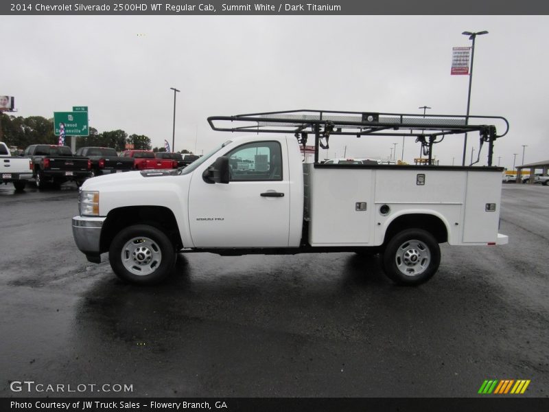 Summit White / Dark Titanium 2014 Chevrolet Silverado 2500HD WT Regular Cab