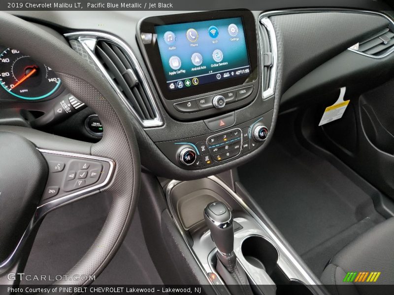 Pacific Blue Metallic / Jet Black 2019 Chevrolet Malibu LT