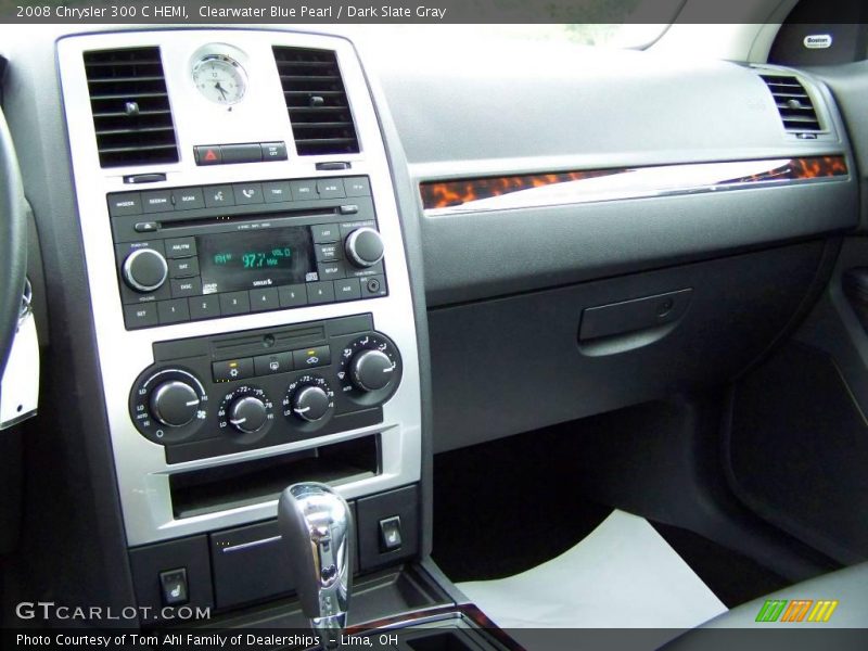 Clearwater Blue Pearl / Dark Slate Gray 2008 Chrysler 300 C HEMI