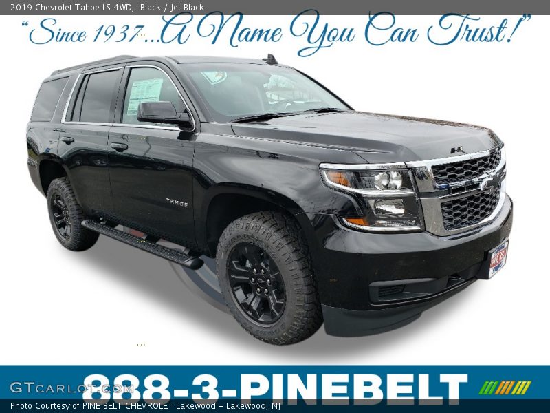 Black / Jet Black 2019 Chevrolet Tahoe LS 4WD