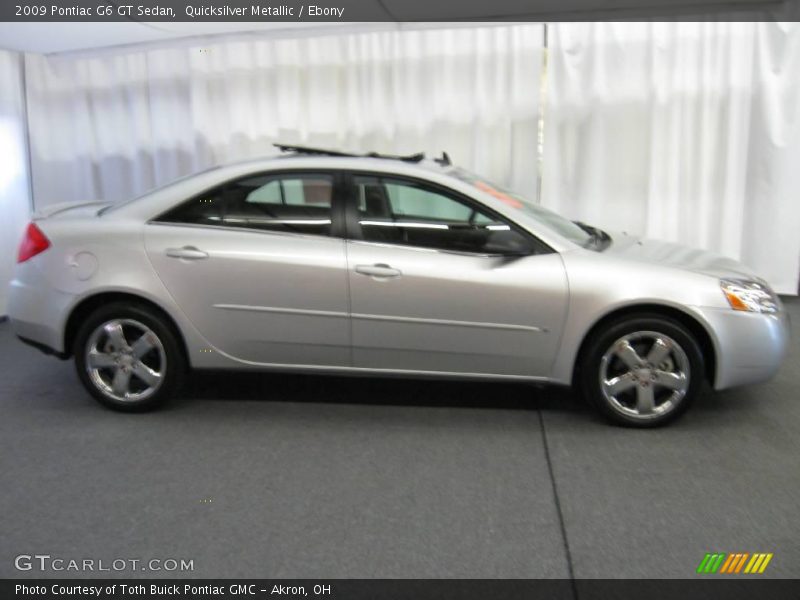 Quicksilver Metallic / Ebony 2009 Pontiac G6 GT Sedan