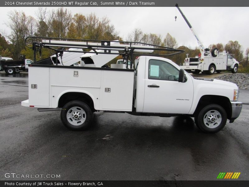 Summit White / Dark Titanium 2014 Chevrolet Silverado 2500HD WT Regular Cab