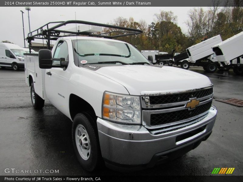 Summit White / Dark Titanium 2014 Chevrolet Silverado 2500HD WT Regular Cab