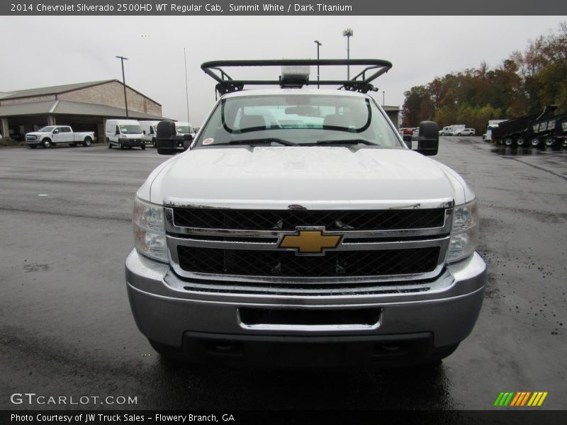 Summit White / Dark Titanium 2014 Chevrolet Silverado 2500HD WT Regular Cab