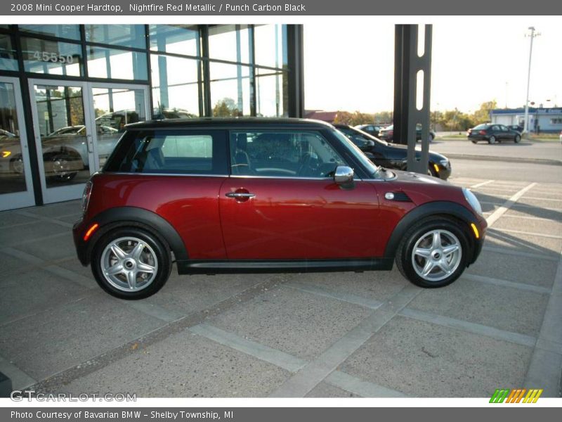 Nightfire Red Metallic / Punch Carbon Black 2008 Mini Cooper Hardtop