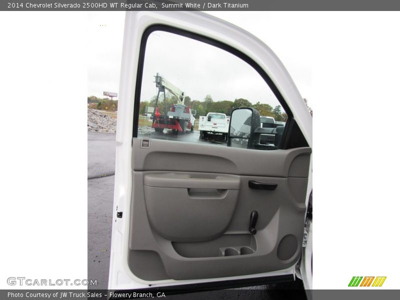 Summit White / Dark Titanium 2014 Chevrolet Silverado 2500HD WT Regular Cab