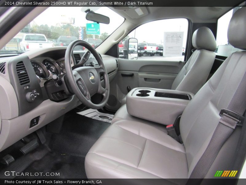 Summit White / Dark Titanium 2014 Chevrolet Silverado 2500HD WT Regular Cab