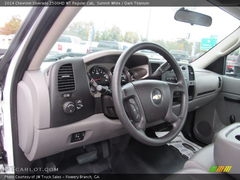 Summit White / Dark Titanium 2014 Chevrolet Silverado 2500HD WT Regular Cab