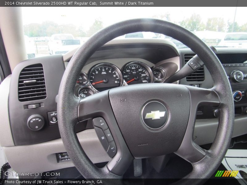Summit White / Dark Titanium 2014 Chevrolet Silverado 2500HD WT Regular Cab