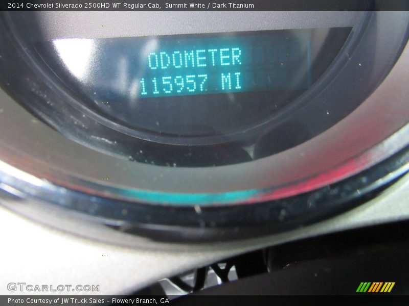 Summit White / Dark Titanium 2014 Chevrolet Silverado 2500HD WT Regular Cab