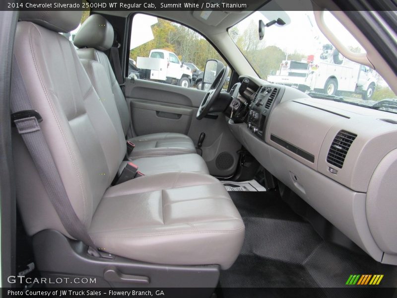 Summit White / Dark Titanium 2014 Chevrolet Silverado 2500HD WT Regular Cab