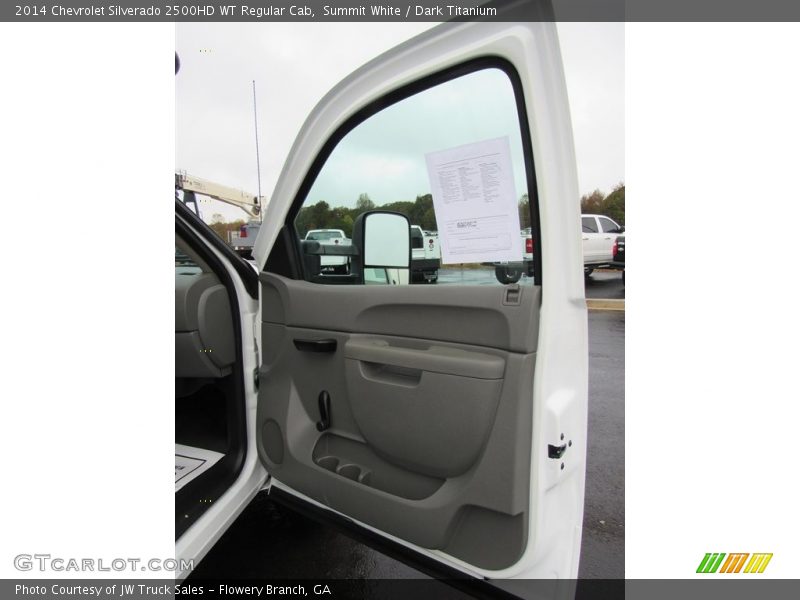 Summit White / Dark Titanium 2014 Chevrolet Silverado 2500HD WT Regular Cab