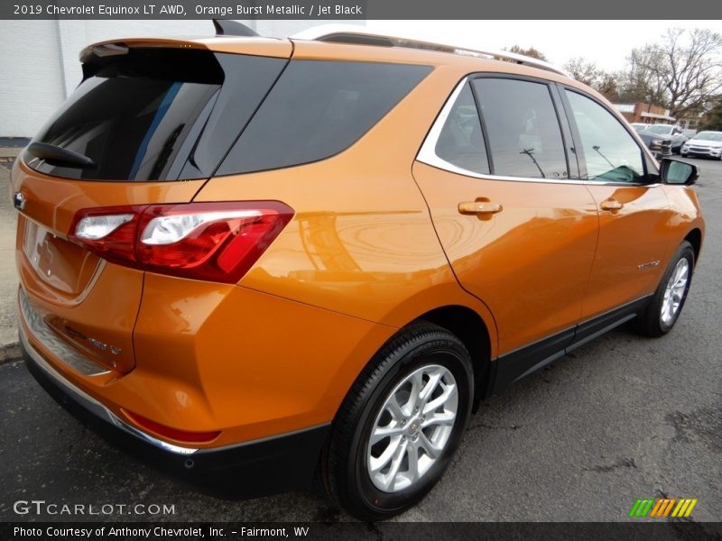 Orange Burst Metallic / Jet Black 2019 Chevrolet Equinox LT AWD
