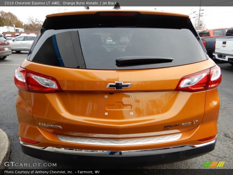 Orange Burst Metallic / Jet Black 2019 Chevrolet Equinox LT AWD