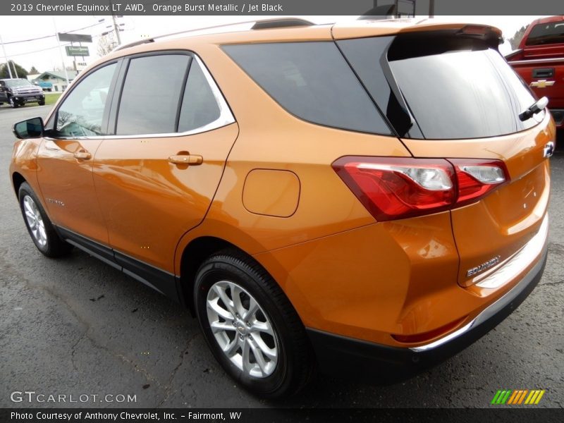 Orange Burst Metallic / Jet Black 2019 Chevrolet Equinox LT AWD