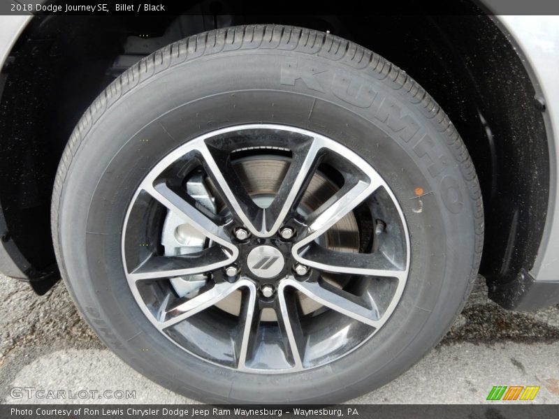 Billet / Black 2018 Dodge Journey SE