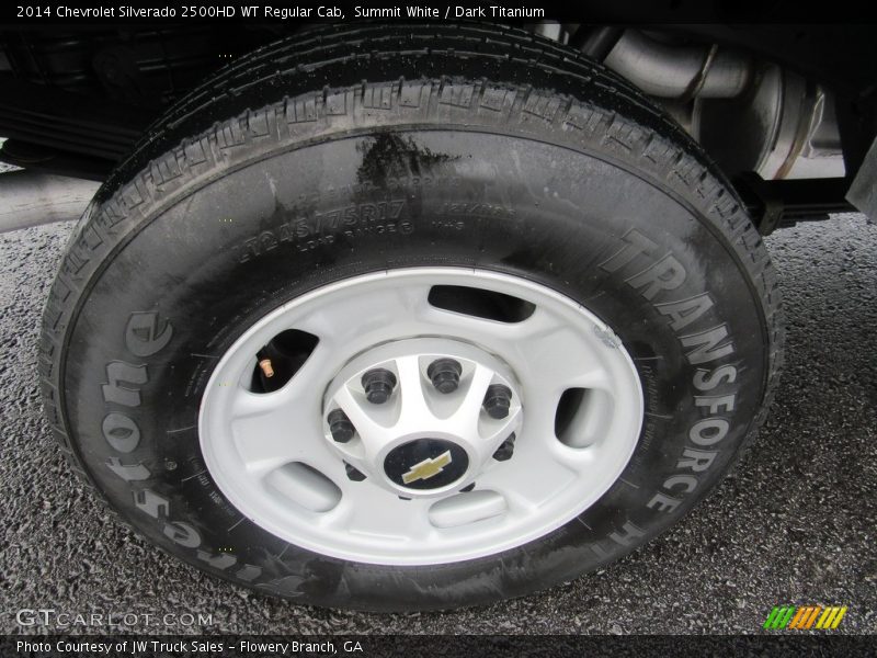 Summit White / Dark Titanium 2014 Chevrolet Silverado 2500HD WT Regular Cab