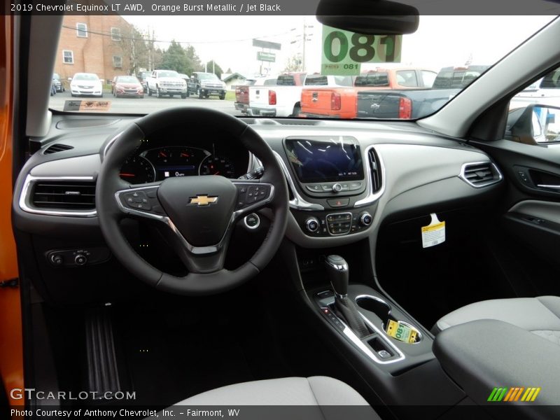 Orange Burst Metallic / Jet Black 2019 Chevrolet Equinox LT AWD
