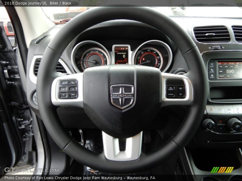 Billet / Black 2018 Dodge Journey SE