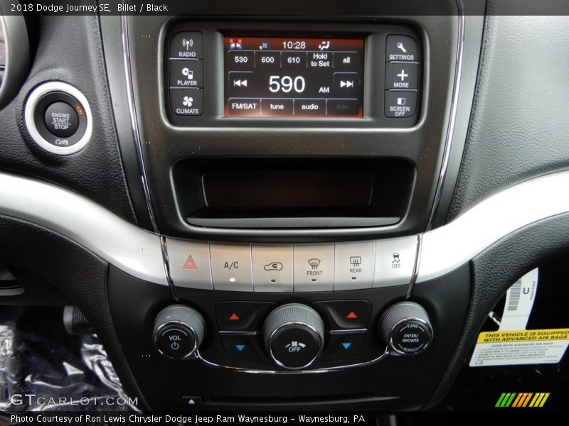Billet / Black 2018 Dodge Journey SE