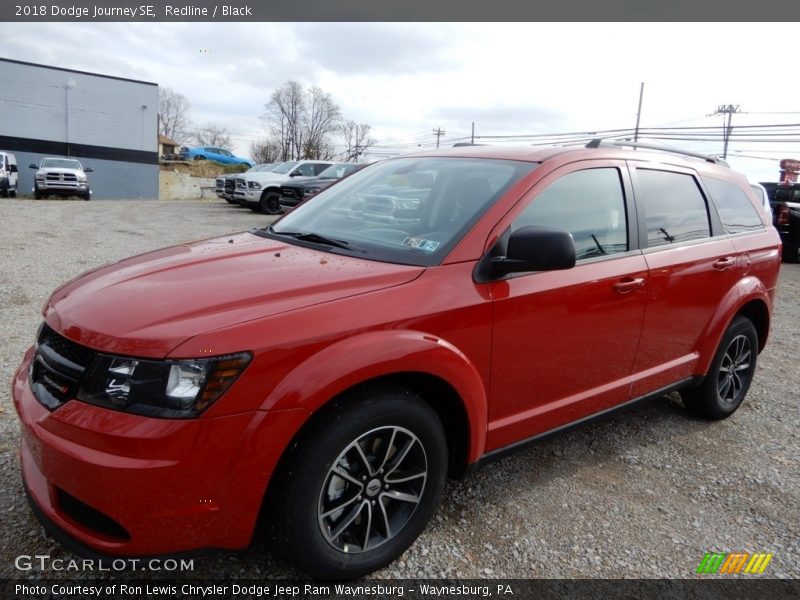 Redline / Black 2018 Dodge Journey SE