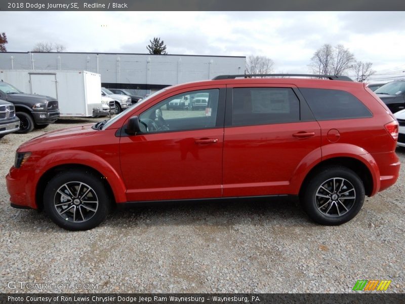 Redline / Black 2018 Dodge Journey SE