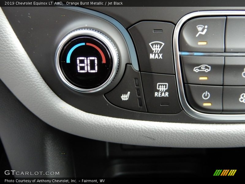 Orange Burst Metallic / Jet Black 2019 Chevrolet Equinox LT AWD