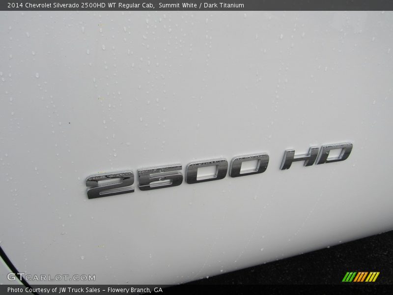 Summit White / Dark Titanium 2014 Chevrolet Silverado 2500HD WT Regular Cab