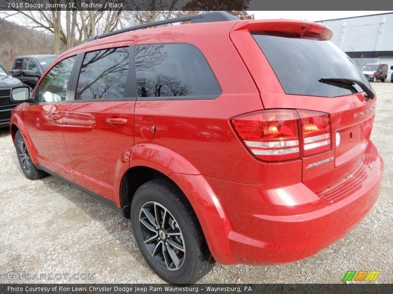Redline / Black 2018 Dodge Journey SE
