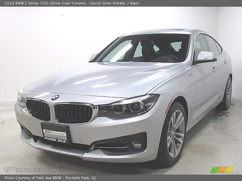 Glacier Silver Metallic / Black 2018 BMW 3 Series 330i xDrive Gran Turismo