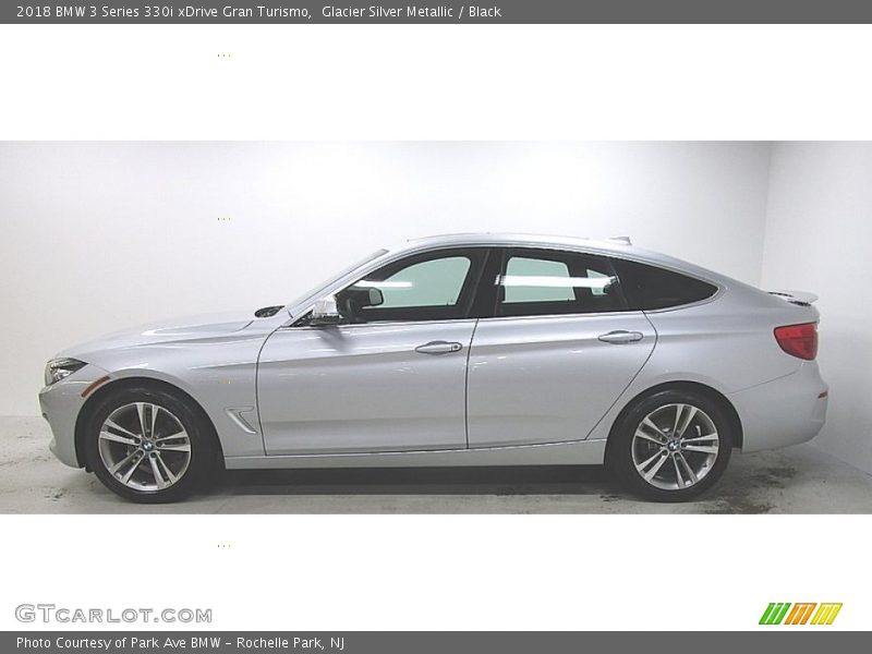 Glacier Silver Metallic / Black 2018 BMW 3 Series 330i xDrive Gran Turismo