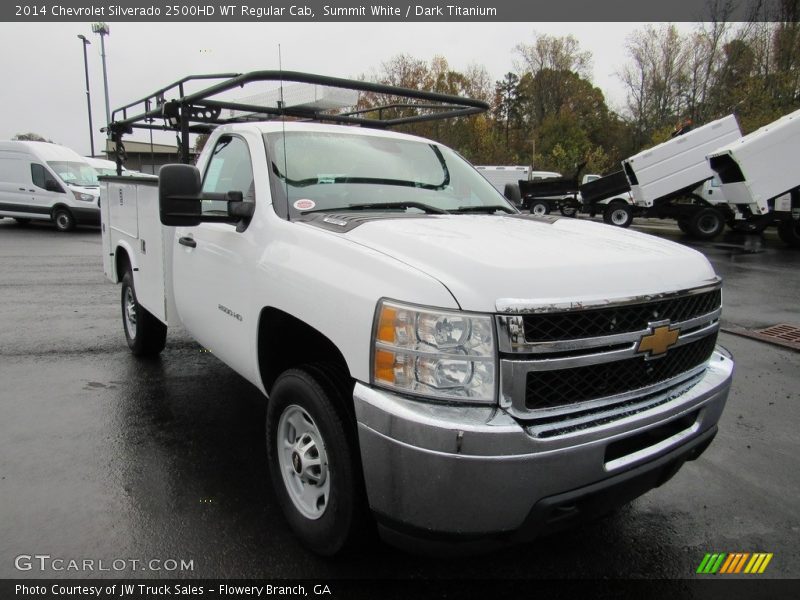 Summit White / Dark Titanium 2014 Chevrolet Silverado 2500HD WT Regular Cab