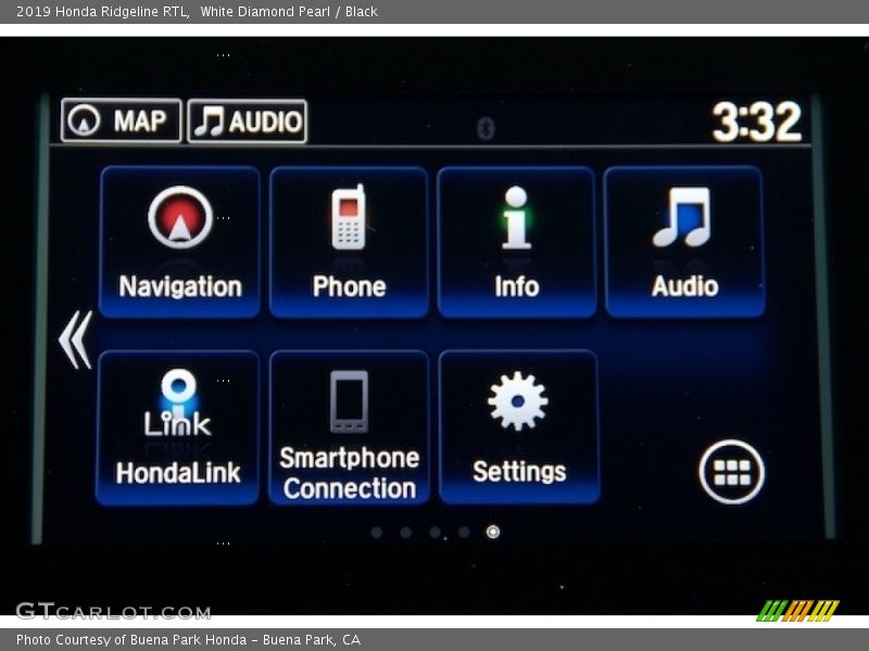 White Diamond Pearl / Black 2019 Honda Ridgeline RTL