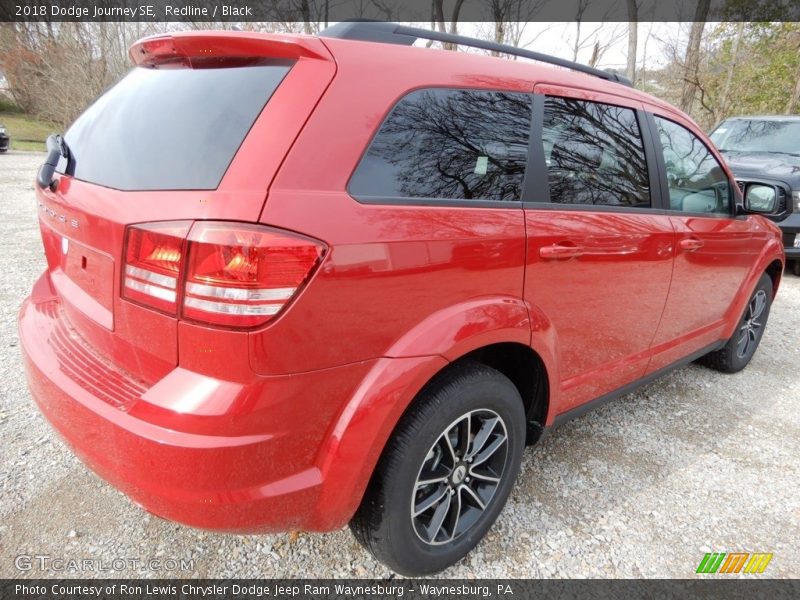 Redline / Black 2018 Dodge Journey SE