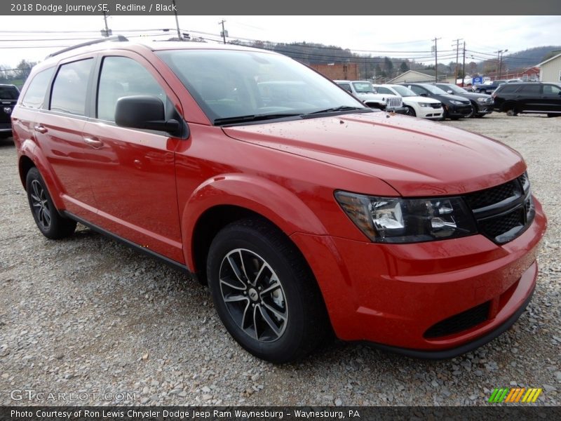 Redline / Black 2018 Dodge Journey SE