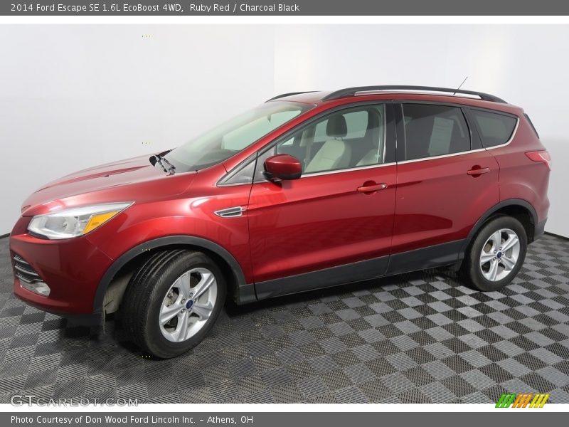 Ruby Red / Charcoal Black 2014 Ford Escape SE 1.6L EcoBoost 4WD
