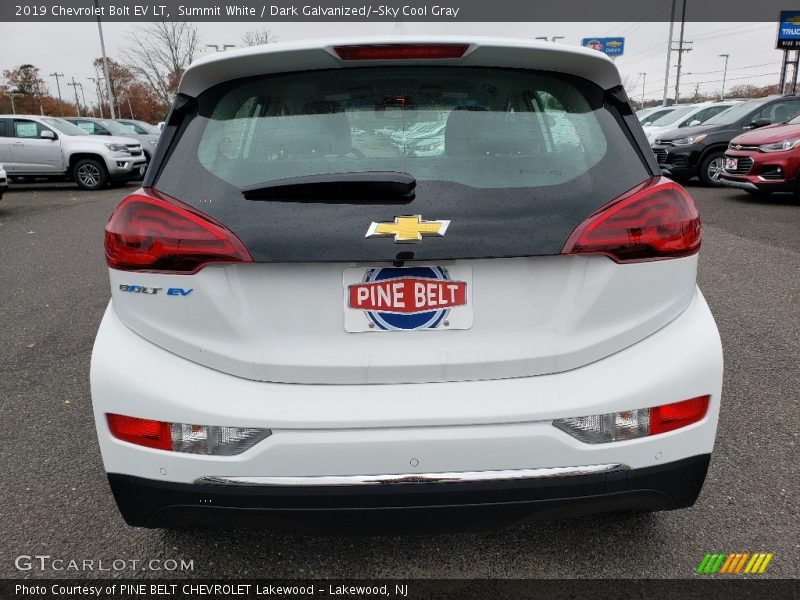 Summit White / Dark Galvanized/­Sky Cool Gray 2019 Chevrolet Bolt EV LT