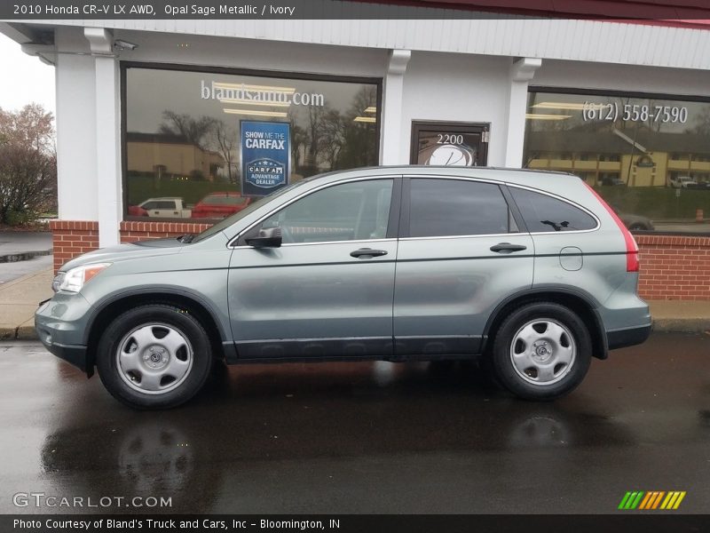 Opal Sage Metallic / Ivory 2010 Honda CR-V LX AWD