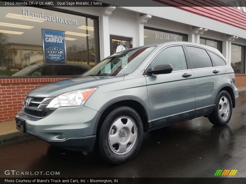 Opal Sage Metallic / Ivory 2010 Honda CR-V LX AWD