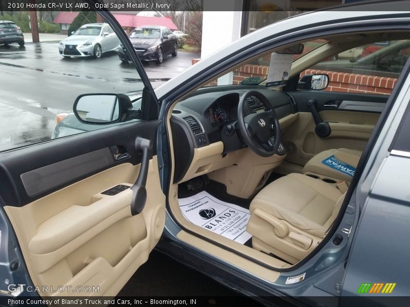 Opal Sage Metallic / Ivory 2010 Honda CR-V LX AWD