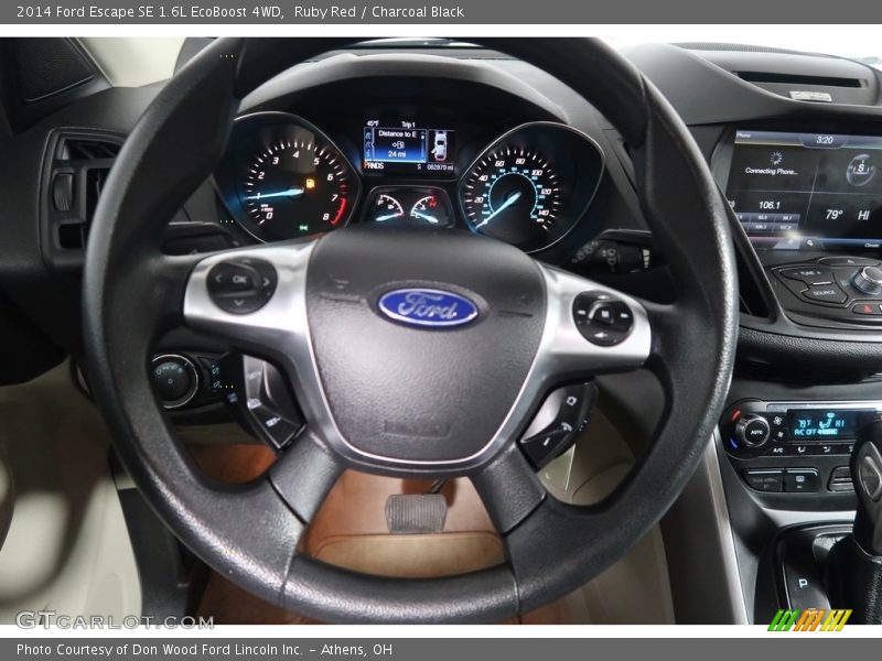 Ruby Red / Charcoal Black 2014 Ford Escape SE 1.6L EcoBoost 4WD