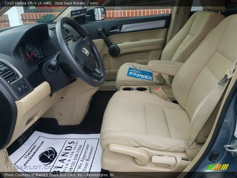 Opal Sage Metallic / Ivory 2010 Honda CR-V LX AWD