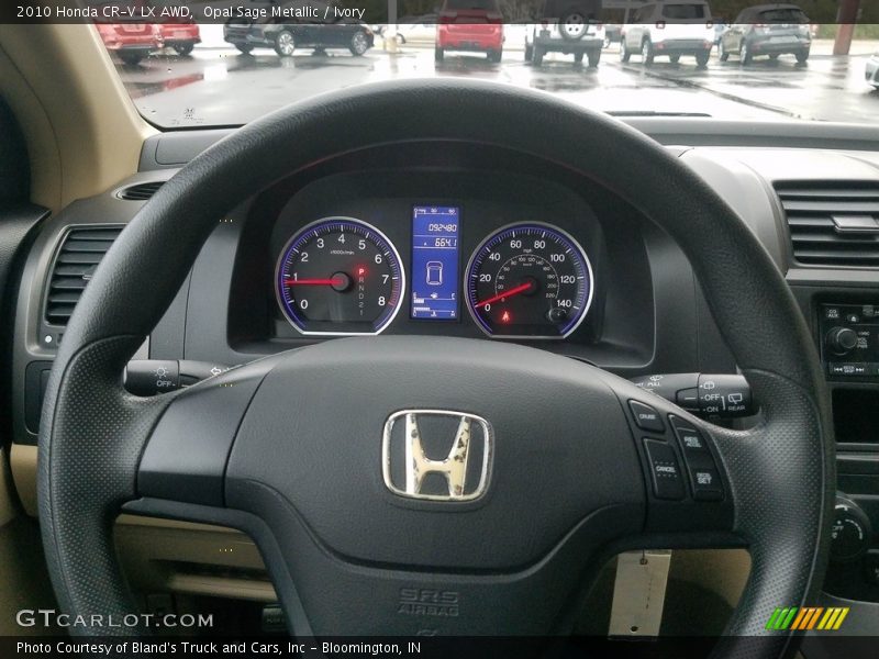 Opal Sage Metallic / Ivory 2010 Honda CR-V LX AWD