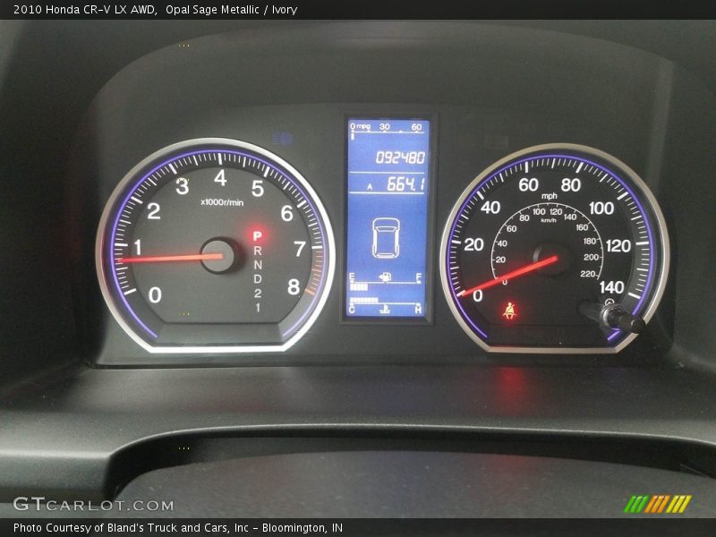 Opal Sage Metallic / Ivory 2010 Honda CR-V LX AWD