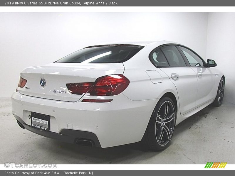 Alpine White / Black 2019 BMW 6 Series 650i xDrive Gran Coupe