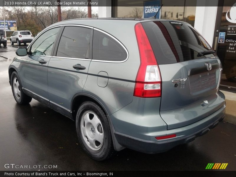 Opal Sage Metallic / Ivory 2010 Honda CR-V LX AWD