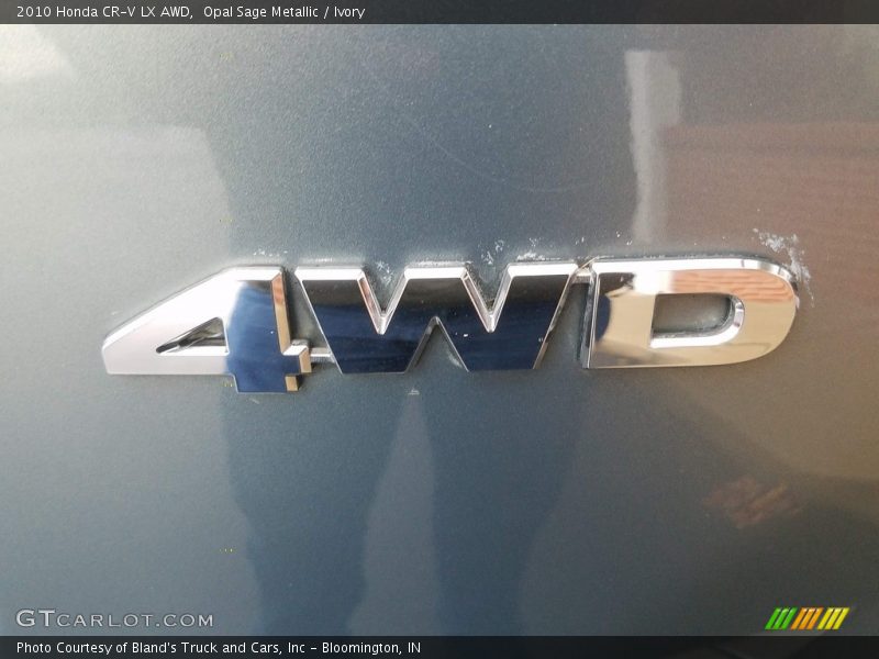 Opal Sage Metallic / Ivory 2010 Honda CR-V LX AWD