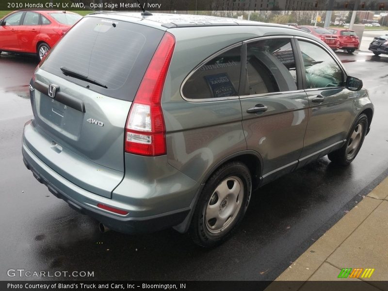 Opal Sage Metallic / Ivory 2010 Honda CR-V LX AWD